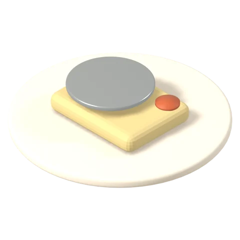 Kitchen scales illustration