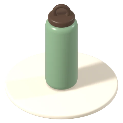 Bottles and tumblers illustration